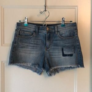 Harper Denim Shorts w/ patches